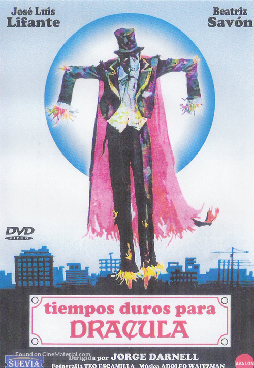 Tiempos duros para Dr&aacute;cula - Spanish Movie Cover