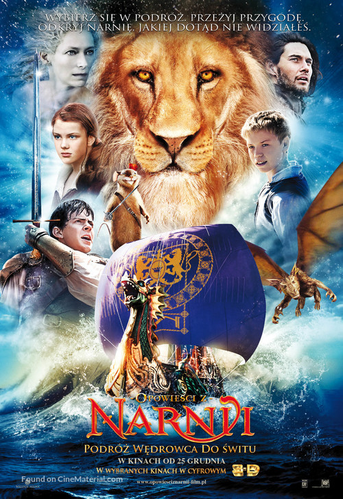 The Chronicles of Narnia: The Voyage of the Dawn Treader - Polish Movie Poster