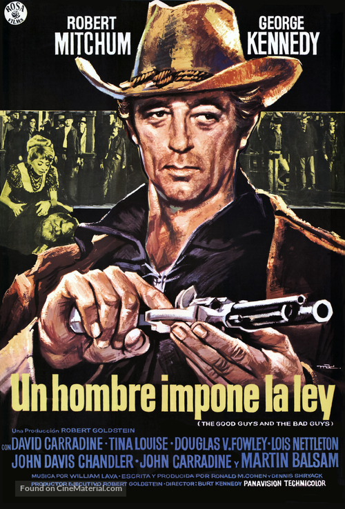 The Good Guys and the Bad Guys - Spanish Movie Poster