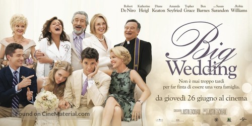 The Big Wedding - Italian Movie Poster