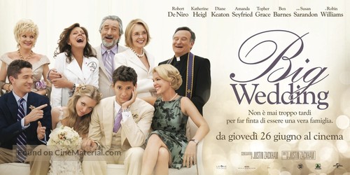 The Big Wedding - Italian Movie Poster