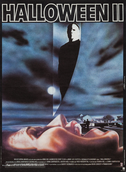 Halloween II - French Movie Poster