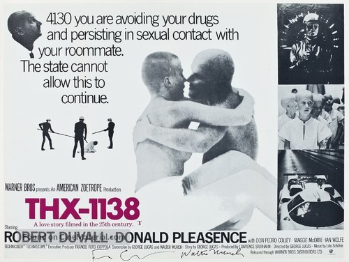 THX 1138 - British Movie Poster