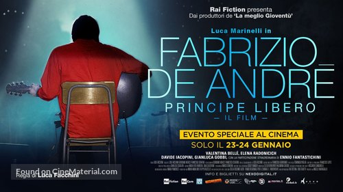 Fabrizio De Andr&eacute;: Principe libero - Italian Movie Poster