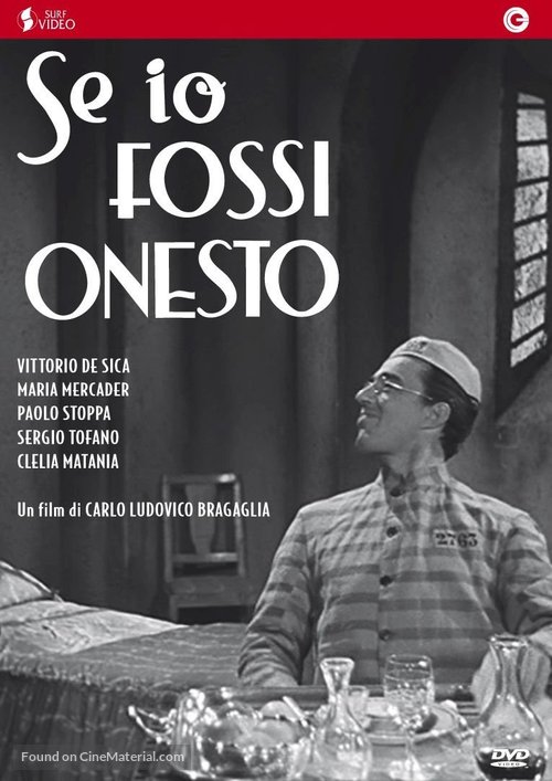 Se io fossi onesto - Italian DVD movie cover