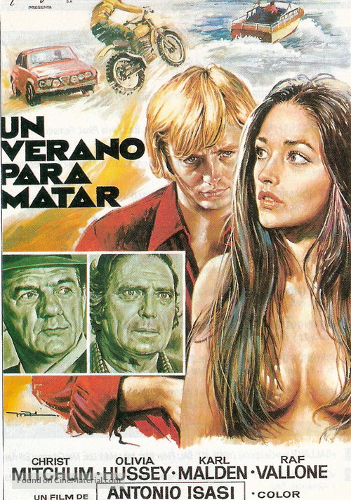 Un verano para matar - Spanish Movie Poster