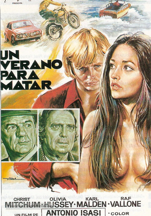 Un verano para matar - Spanish Movie Poster