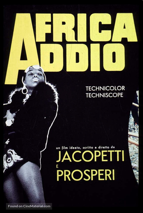 Africa addio - Italian Movie Poster