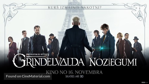 Fantastic Beasts: The Crimes of Grindelwald - Latvian Movie Poster