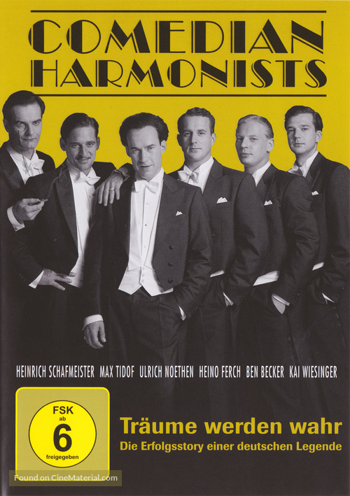 Comedian Harmonists - German DVD movie cover