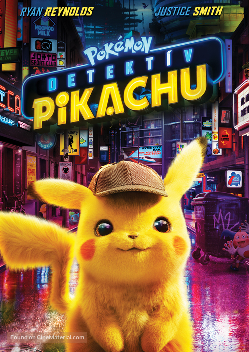 Pok&eacute;mon: Detective Pikachu - Slovak DVD movie cover