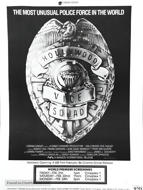 Hollywood Vice Squad - poster