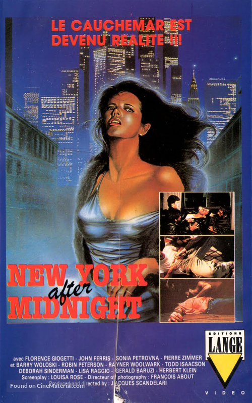 Flashing Lights - French VHS movie cover