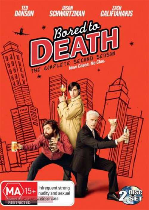 &quot;Bored to Death&quot; - Australian DVD movie cover