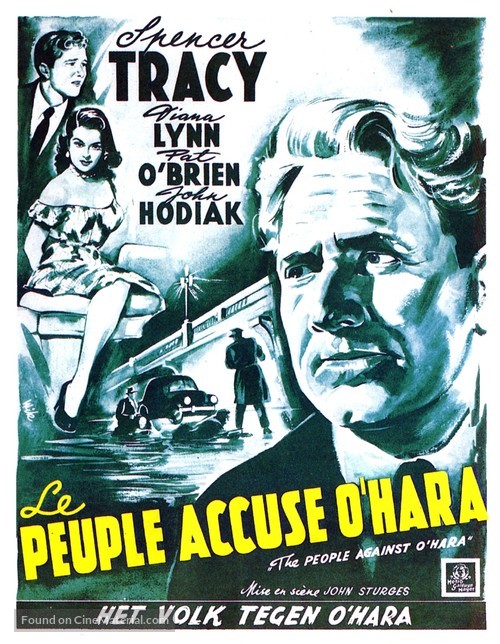 The People Against O&#039;Hara - Belgian Movie Poster