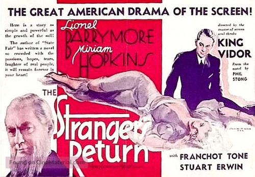 The Stranger&#039;s Return - poster