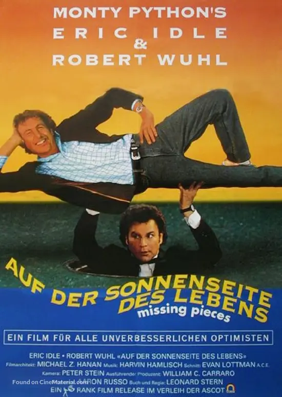 Missing Pieces 1992 German Movie Poster Missing pieces 1992 german movie poster