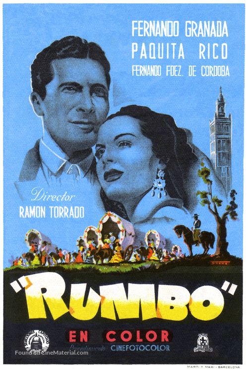 Rumbo - Spanish Movie Poster