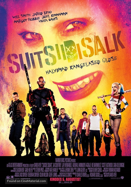 Suicide Squad - Estonian Movie Poster