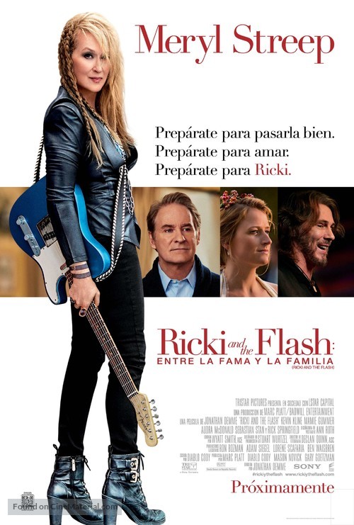 Ricki and the Flash - Mexican Movie Poster