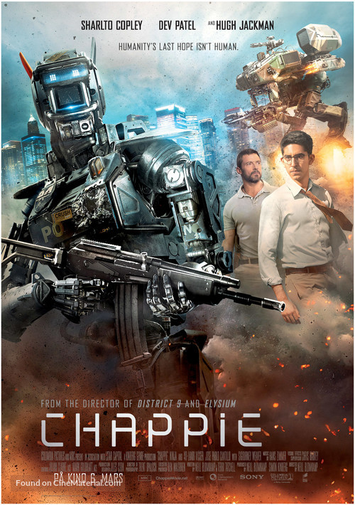Chappie - Norwegian Movie Poster