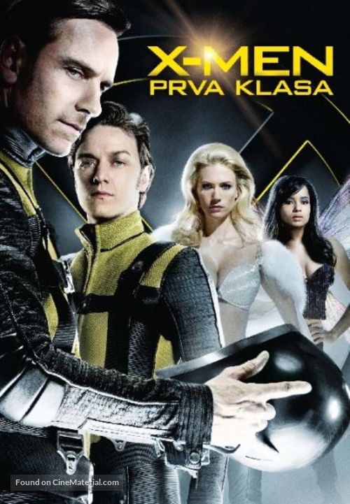 X-Men: First Class - Serbian DVD movie cover