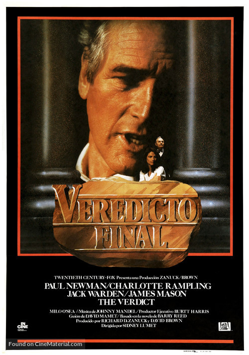 The Verdict - Spanish Movie Poster