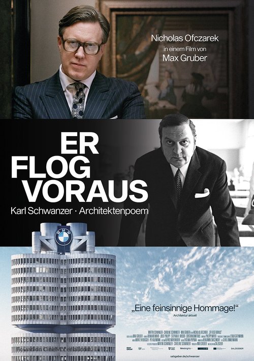 Er flog voraus - German Movie Poster