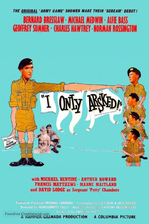 I Only Arsked! - British Movie Poster