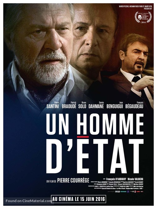 Un homme d&#039;&Eacute;tat - French Movie Poster