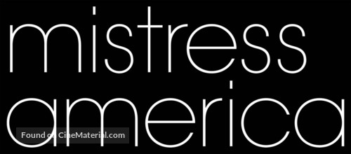 Mistress America - Logo