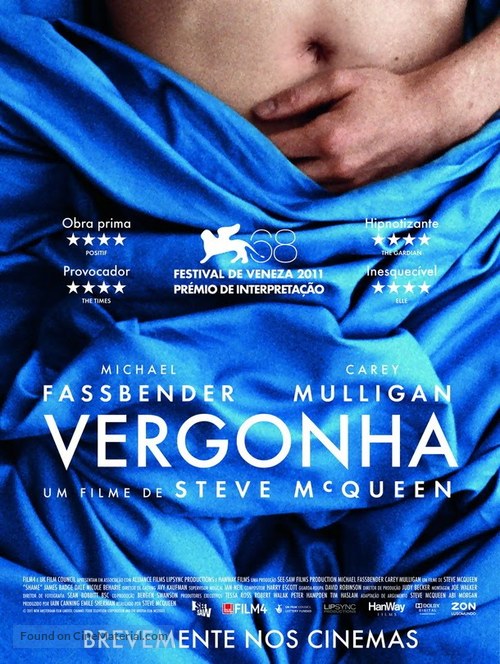 Shame - Portuguese Movie Poster