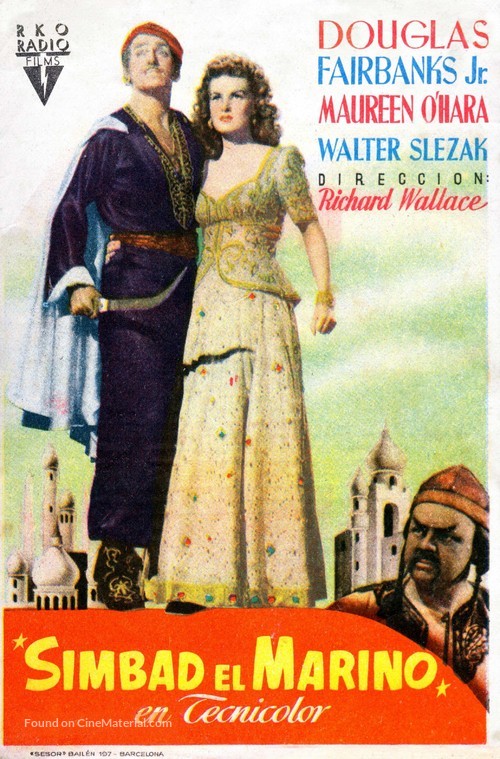 Sinbad the Sailor - Spanish Movie Poster