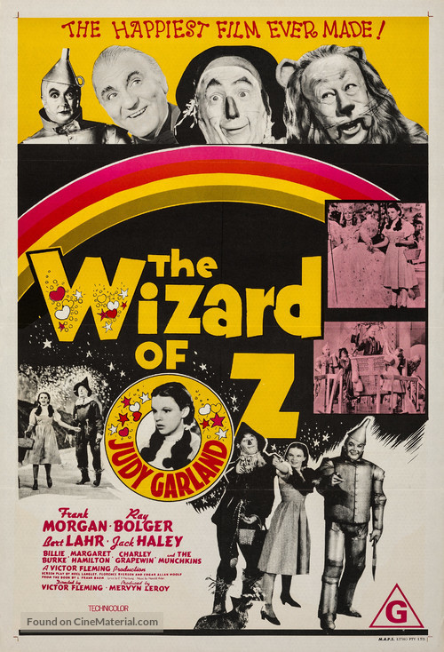 The Wizard of Oz - Australian Movie Poster