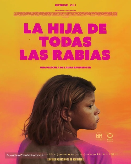 La hija de todas las rabias - Mexican Movie Poster