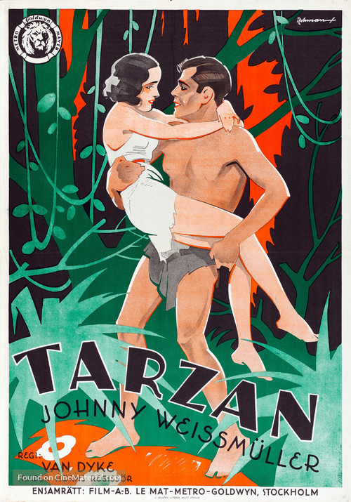 Tarzan the Ape Man - Swedish Movie Poster