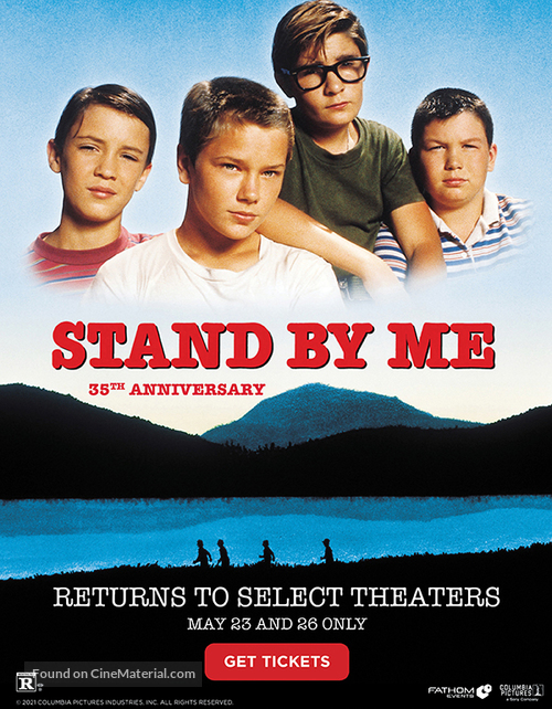 Stand by Me - Re-release movie poster