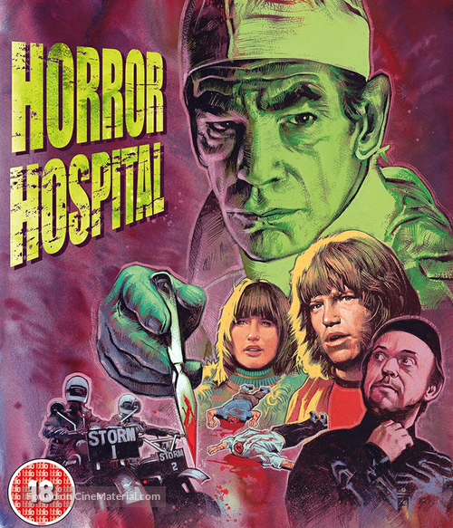 Horror Hospital - British Blu-Ray movie cover