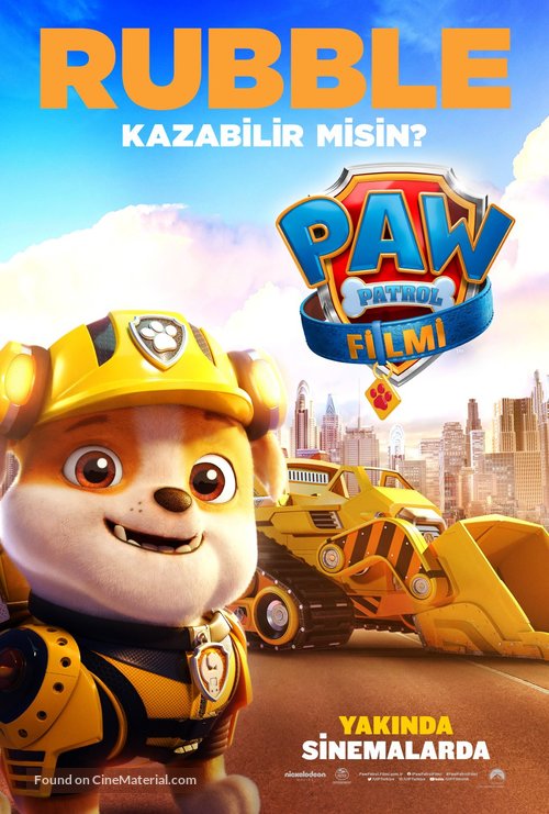 Paw Patrol: The Movie - Turkish Movie Poster