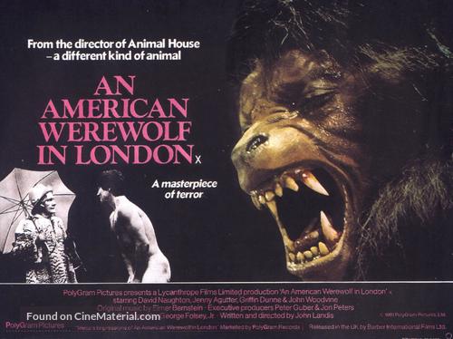 An American Werewolf in London - British Movie Poster