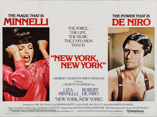 New York, New York - British Movie Poster