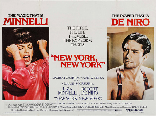 New York, New York - British Movie Poster