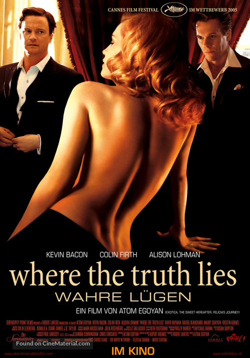 Where the Truth Lies - German Movie Poster