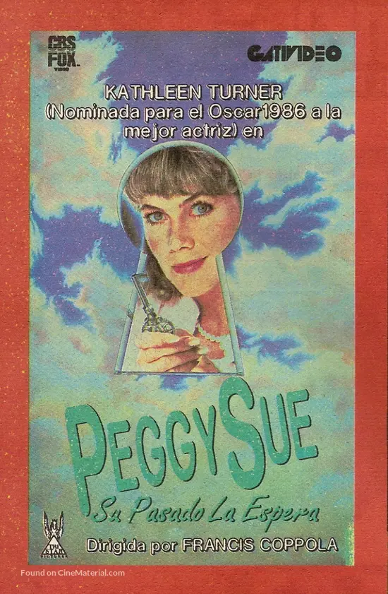 Peggy Sue Got Married - Argentinian VHS movie cover