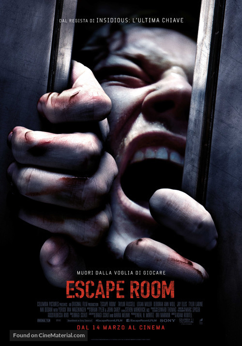 Escape Room - Italian Movie Poster