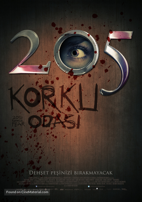 205 - Zimmer der Angst - Turkish Movie Poster