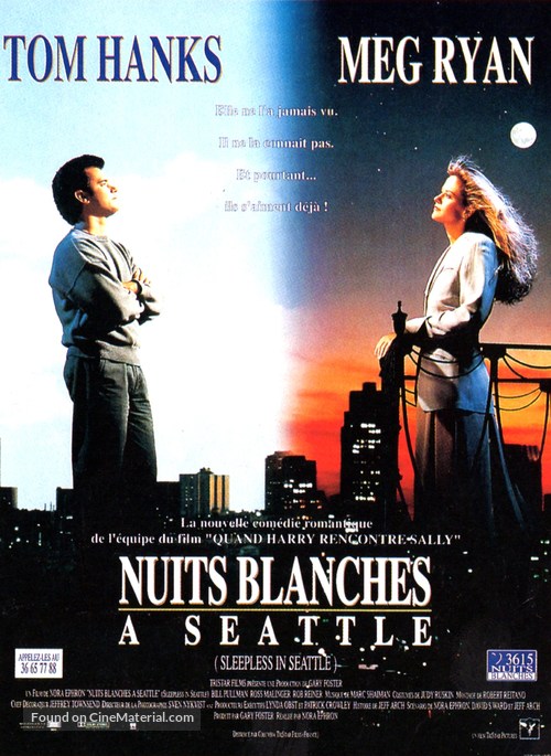 Sleepless In Seattle - French Movie Poster