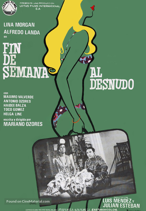 Fin de semana al desnudo - Spanish Movie Poster