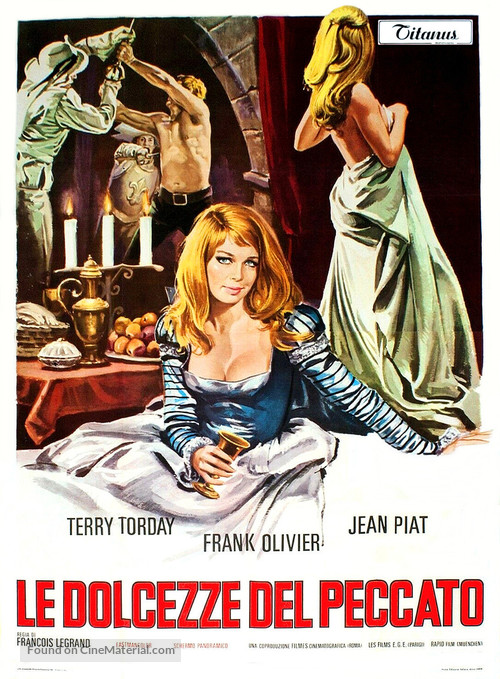 Turm der verbotenen Liebe, Der - Italian Movie Poster