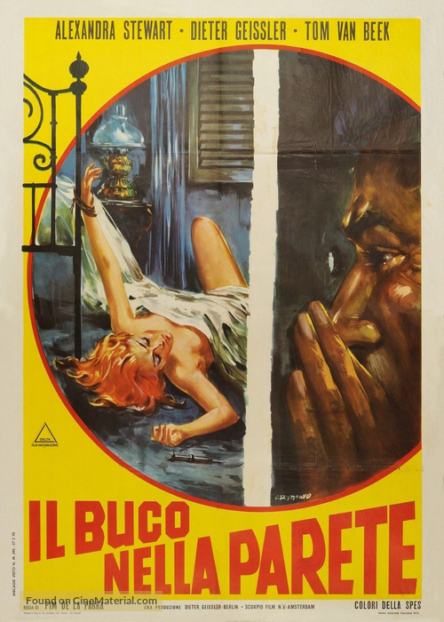 Bezeten - Het gat in de muur - Italian Movie Poster